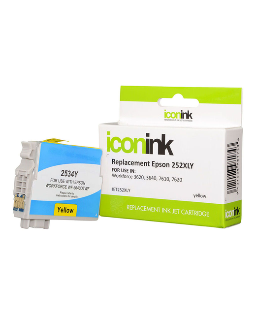 Icon Compatible Epson 252XL C13T253492 Yellow Ink Cartridge