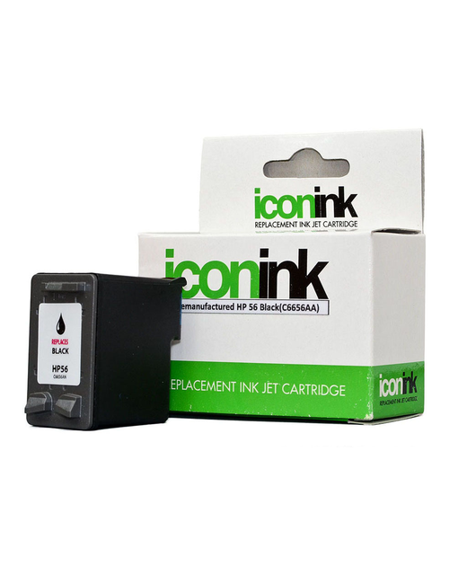 Icon Remanufactured HP 56 Black Ink Cartridge (C6656AA)