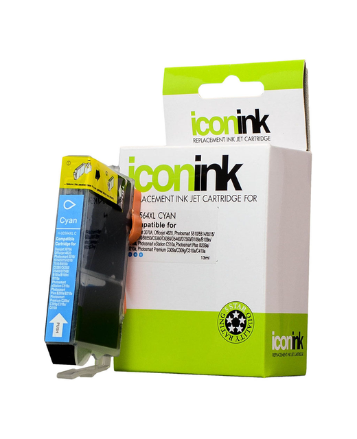 Icon Compatible HP 564 Cyan XL Ink Cartridge (CB323WA)
