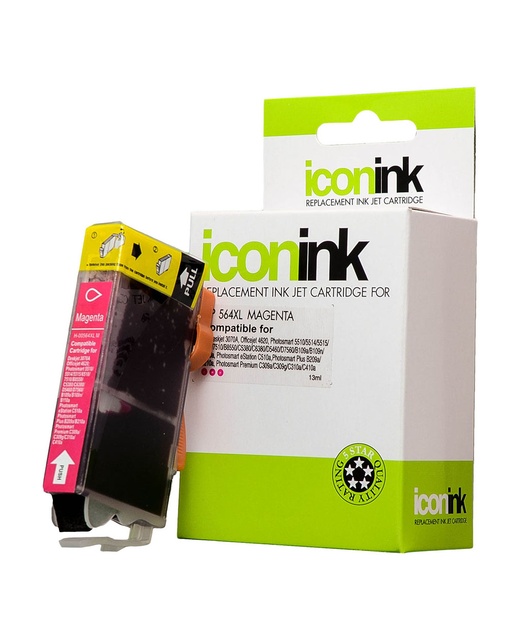 Icon Compatible HP 564 Magenta XL Ink Cartridge (CB324WA)