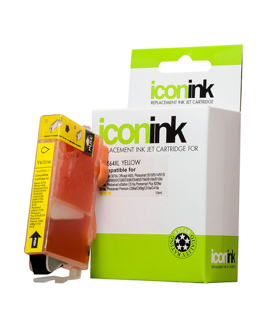 Icon Compatible HP 564 Yellow XL Ink Cartridge (CB325WA)