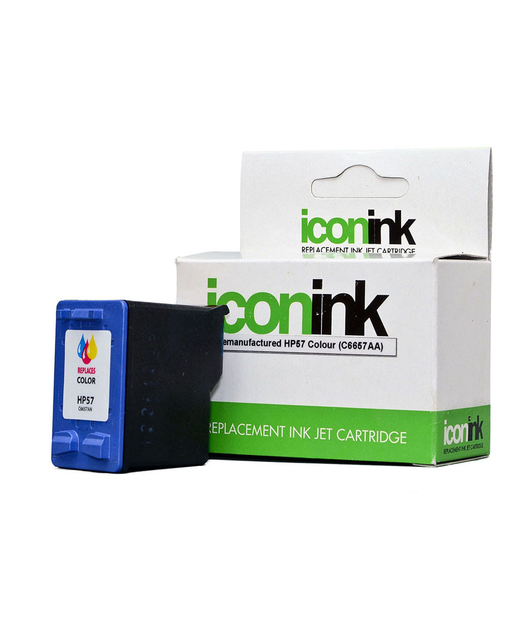 Icon Remanufactured HP 57 C6657A Colour Ink Cartridge (C6657AA)