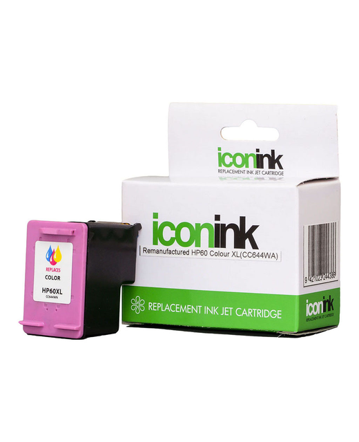 Icon Remanufactured HP 60 Colour XL Ink Cartridge (CC644WA)