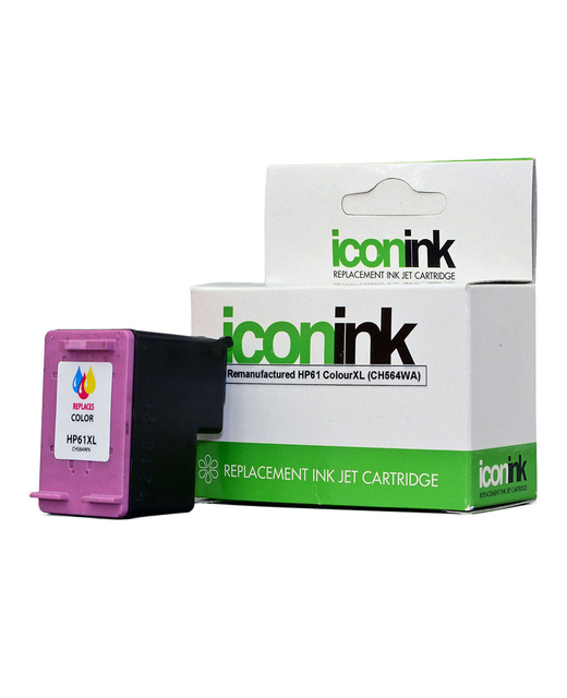 Icon Remanufactured HP 61 Colour XL Ink Cartridge (CH564WA)