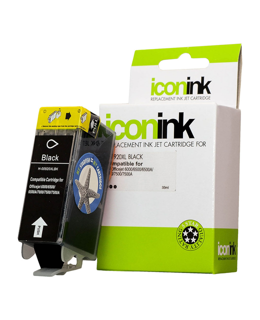 Icon Compatible HP 920 Black XL Ink Cartridge (CD975AA)
