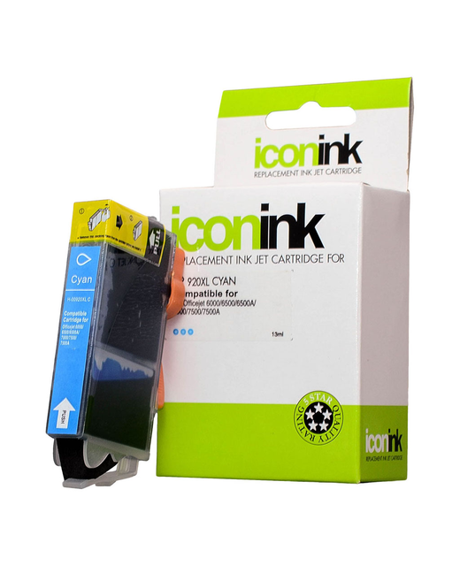 Icon Compatible HP 920 Cyan XL Ink Cartridge (CD972AA)