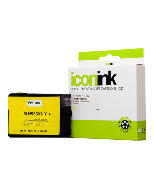 Icon Compatible HP 933 XL Yellow Ink Cartridge (CN056AA