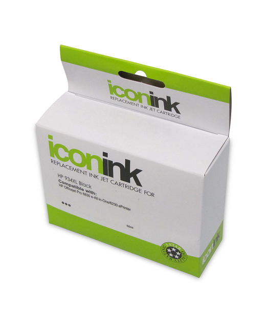 Icon Compatible HP 934XL Black Ink Cartridge (C2P23AA)