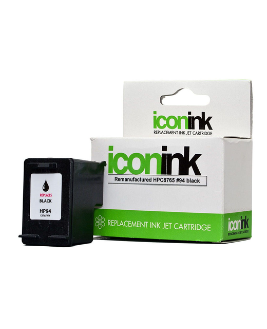 Icon Remanufactured HP 94 Black Ink Cartridge (C8765WA)