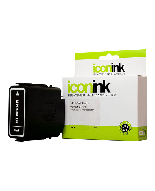 Icon Compatible HP 940 Black XL Ink Cartridge (C4906AA)