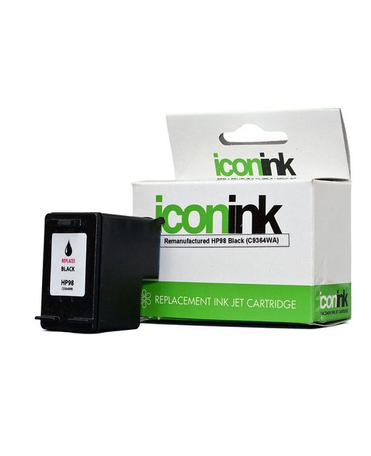 Icon Remanufactured HP 98 Black Ink Cartridge (C9364WA)
