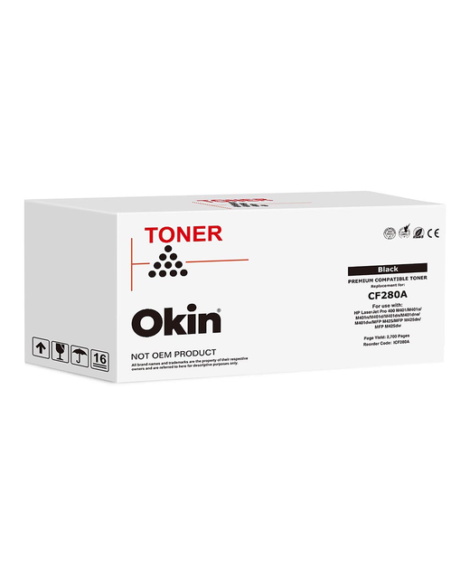 okin Compatible HP CF280A Black Toner Cartridge