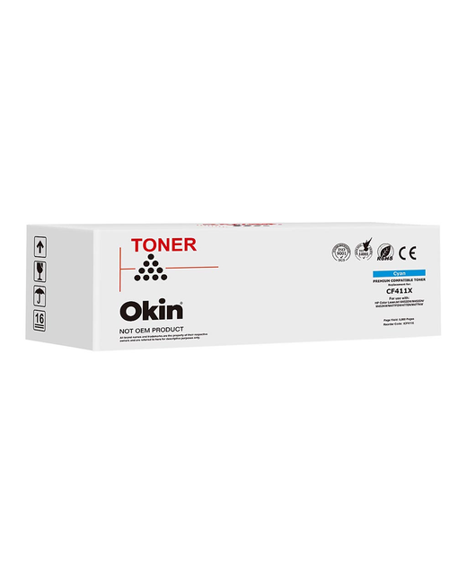OKIN Compatible HP CF411X Cyan Toner Cartridge (410X)