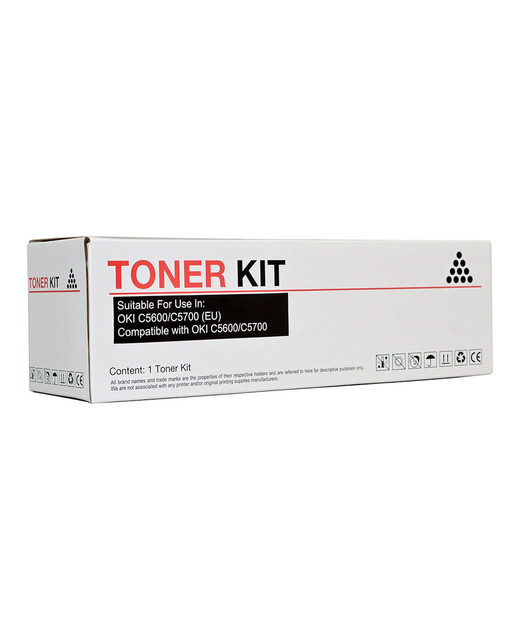Icon Compatible OKI C5600 C5700 Black Toner Cartridge