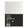 Okin Binding Covers A4 White 250gsm, Pack of 100