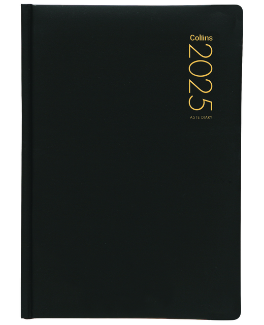 2025 Collins Diary A51E Black