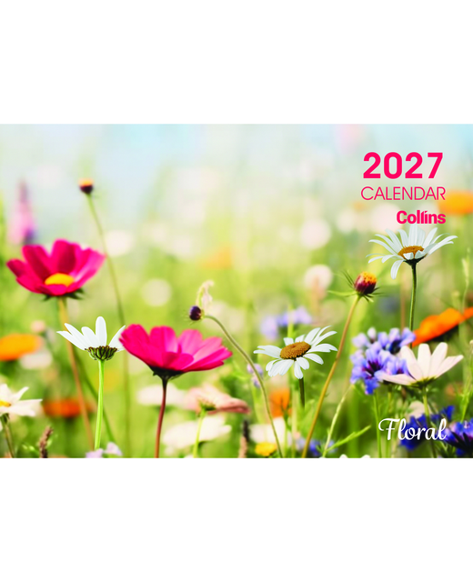 CALENDAR 2027 COLLINS NZ FLORAL
