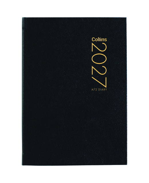 DIARY 2027 COLLINS A72 BLACK