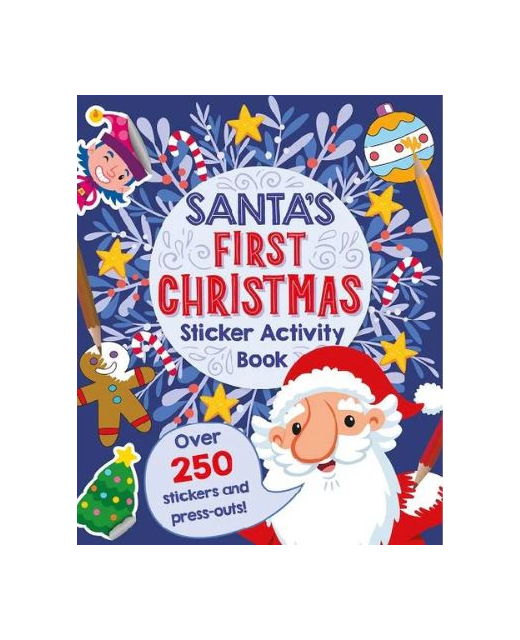 Santas First Christmas Sticker Activity