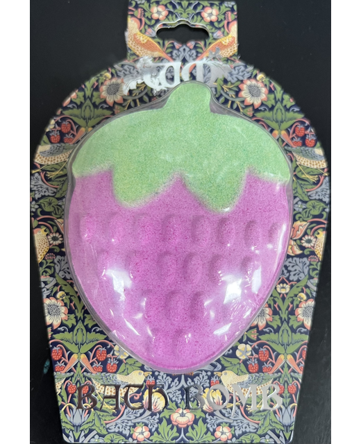 WILLIAM MORRIS BATH BOMB STRAWBERRY