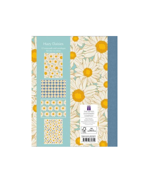 NOTECARD WALLET HAZY DAISIES