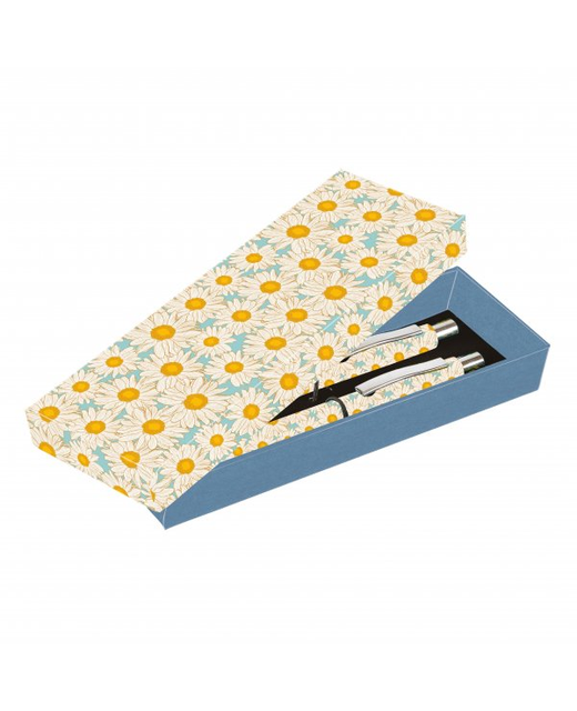 GIFT PEN SET HAZY DAISIES