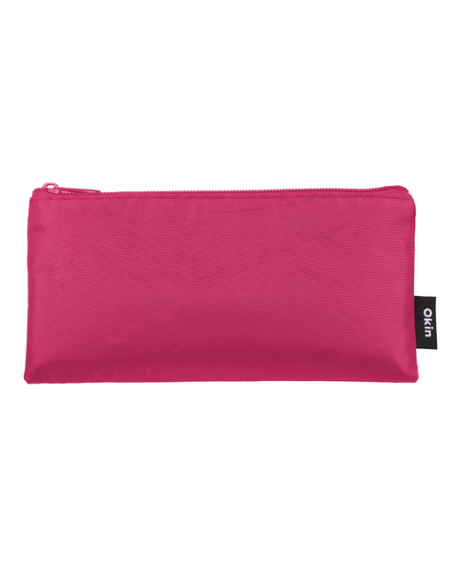 OKIN PENCIL CASE FLAT PINK 21X11CM