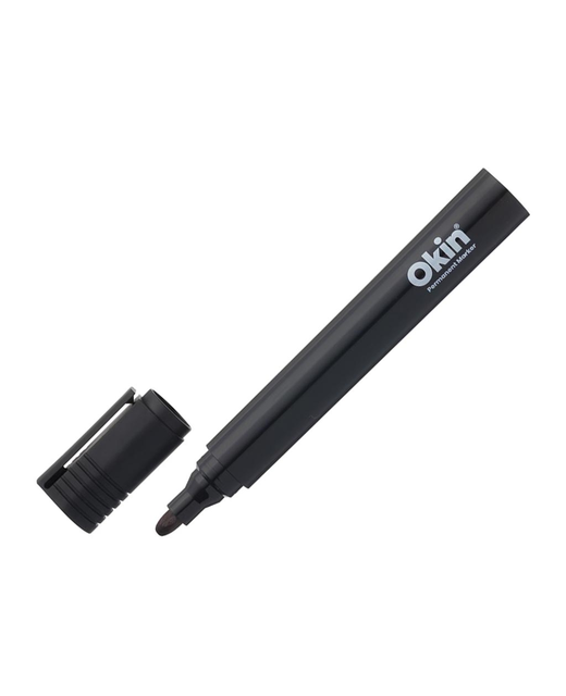 OKIN PERMANENT MARKER BULLET TIP BLACK