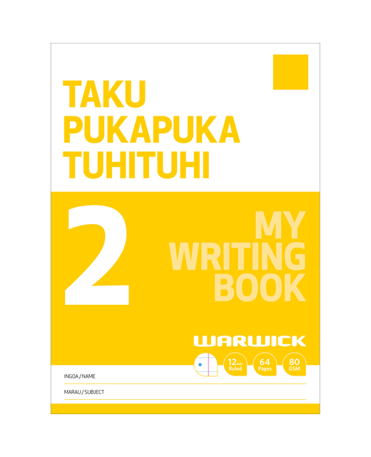  MY WRITING BOOK 2 WARWICK 12MM RULED LF32