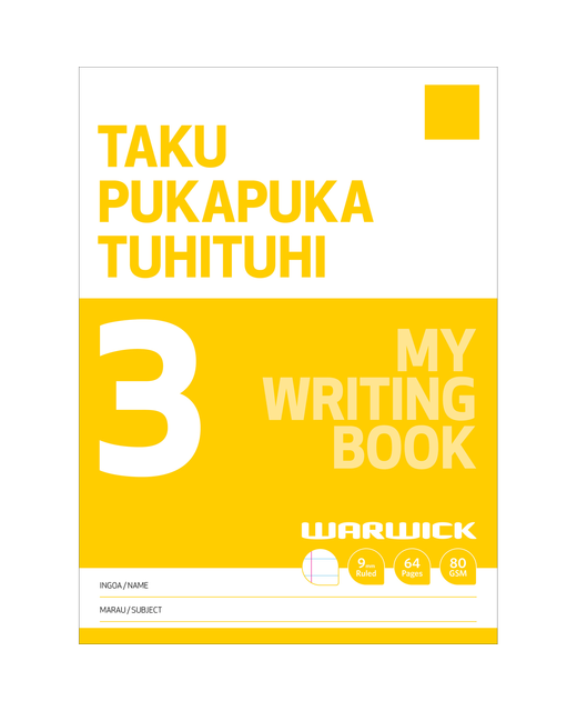  MY WRITING BOOK 3  WARWICK RULED A4+ LF32