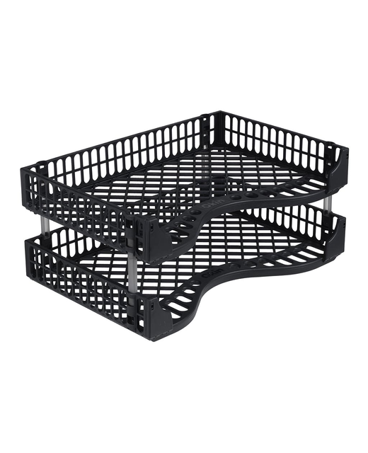 OKIN DOCUMENT TRAY BLACK PACK OF 2