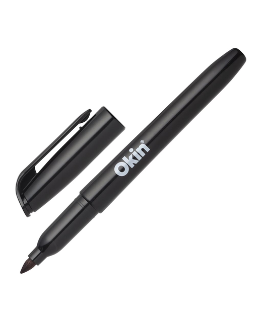 OKIN PERMANENT MARKER PEN STYLE BLACK