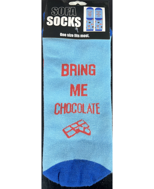 SOFA SOCKS BRING ME CHOCOLATE