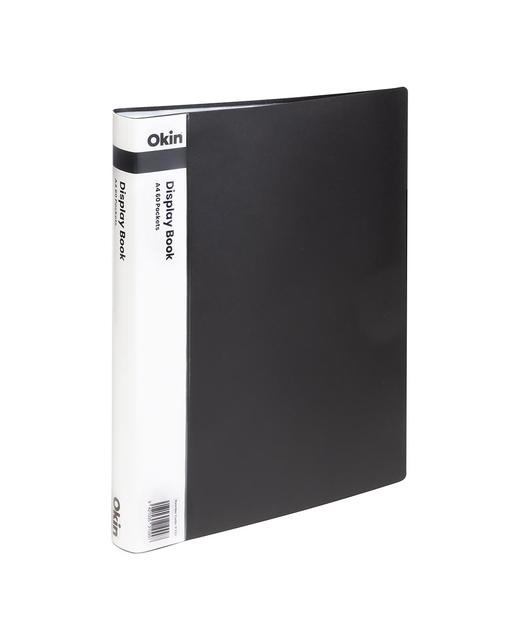 OKIN DISPLAY BOOK A4 60 POCKET BLACK