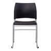 BURO MAXIM CHAIR BLACK AND SLIVER