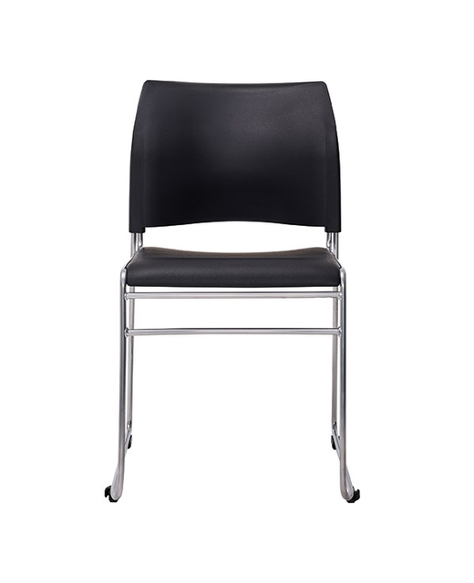BURO MAXIM CHAIR BLACK AND SLIVER