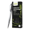 PEN BALLPOINT RETRACTABLE ICON BLACK 1.0MM 10 PACK