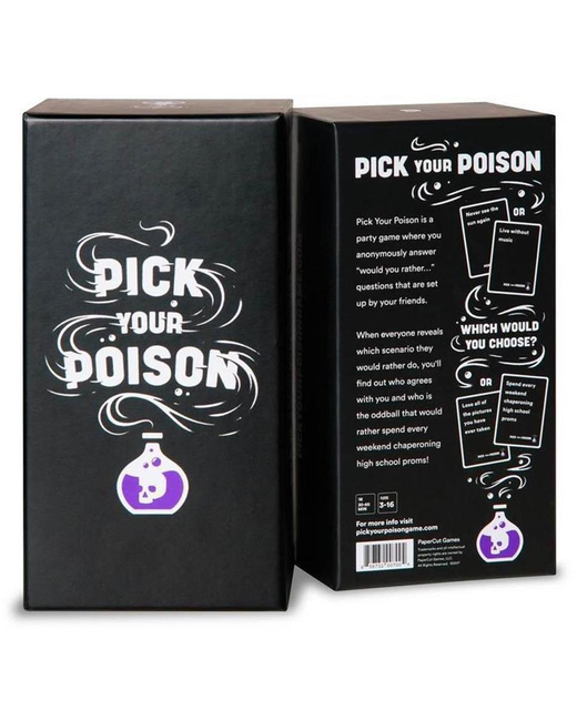 PICK YOUR POISON CARD GAME
