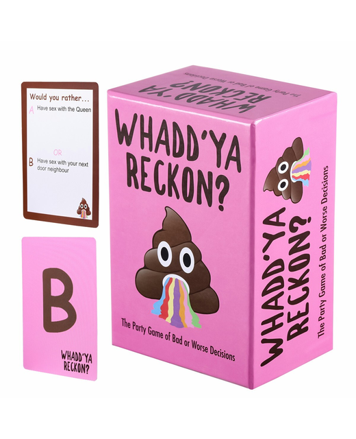 WHADD YA RECKON CARD GAME