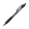 OKIN BALLPOINT RETRACTABLE PEN WITH GRIP BLACK SINGLE