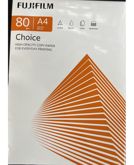 COPY PAPER FUJIFILM CHOICE A4 80GSM REAM OF 500