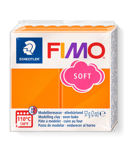 MODELLING CLAY FIMO 56G SML TANGERINE