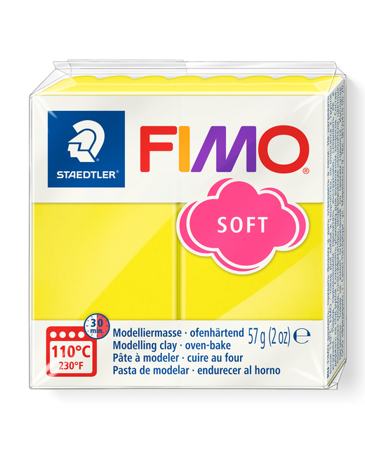 MODELLING CLAY FIMO 56G SML LEMON