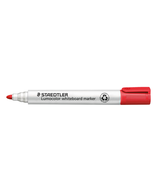 WHITEBOARD MARKER  STAEDTLER BULLET TIP RED