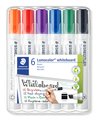 WHITEBOARD MARKER CHIZEL STEADTLER 6 PACK