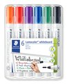 WHITEBOARD MARKER STAEDTLER BULLET 6 PACK