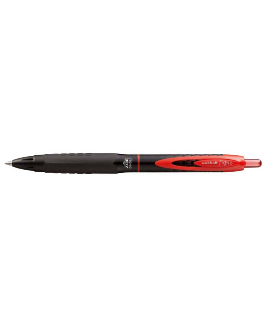 PEN GEL UNI BALL SIGNO 307 RETRACTABLE 0.7MM RED