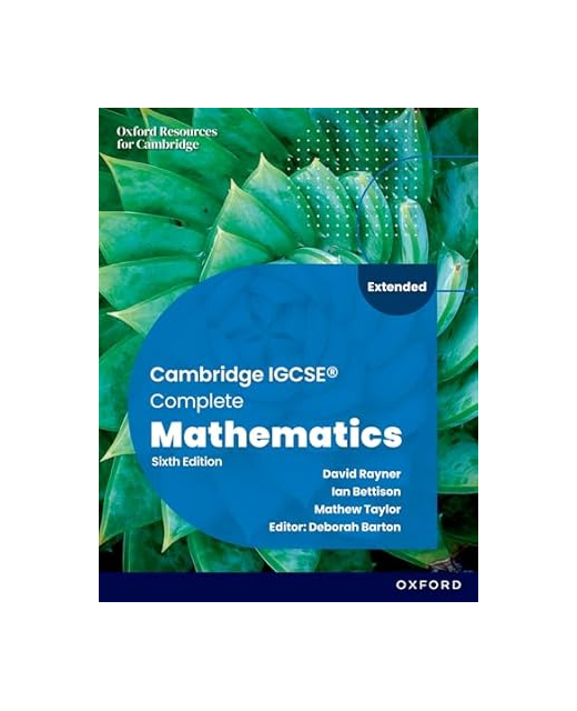 Cambridge IGCSE Complete Mathematics - Extended
