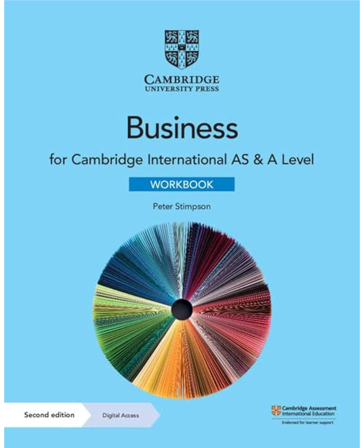Cambridge International AS and A Level Business Workbook + Digital Access 2 Years