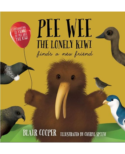 Pee Wee the Lonely Kiwi Finds a New Friend